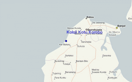 Ligging: Kotu/Gambia (West-Africa)