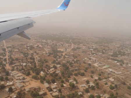 Aantal km's voor aankomst in Gambia